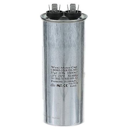 Ice-O-Matic Capacitor Run 35Mfd 370V For  - Part# Ice9181009-12 ICE9181009-12